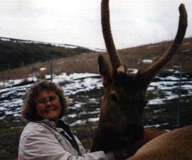 Ruth Brown and Eddie the Elk